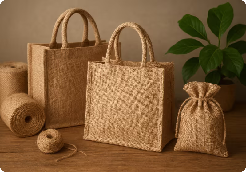 Selverra eco-friendly jute fabric solution for sustainable packaging bags